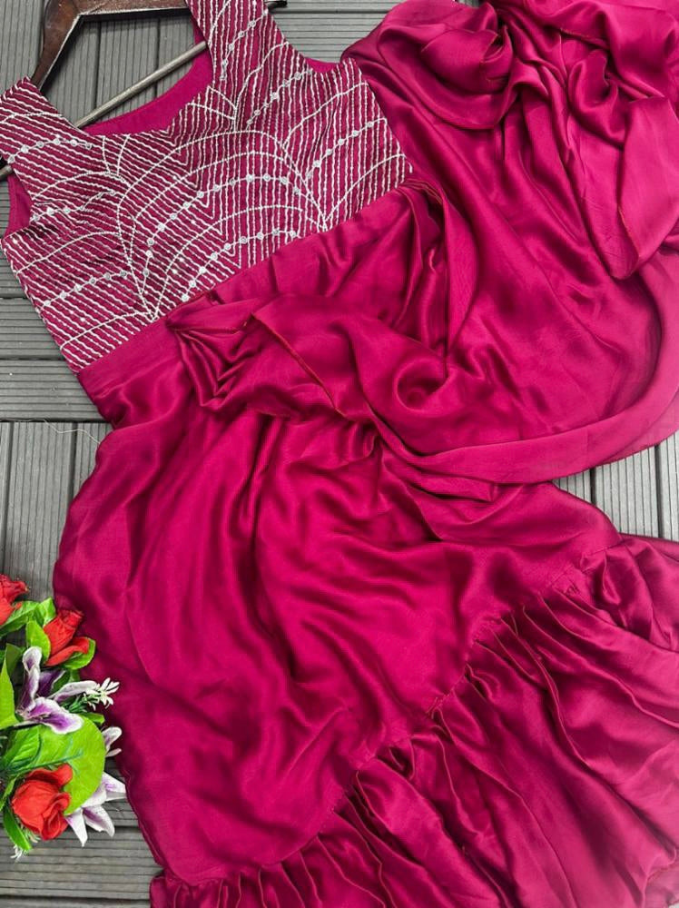 Party Wear designer gown Saree