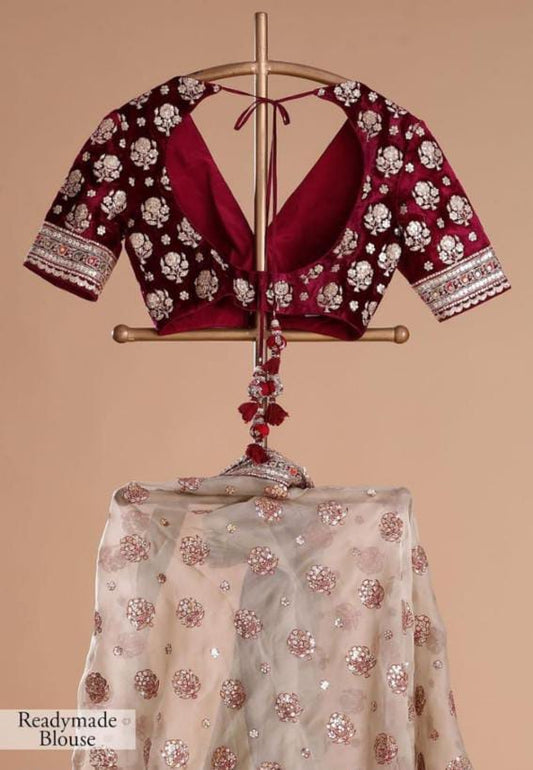 SOFT TISSU ORGANZA SILK saree