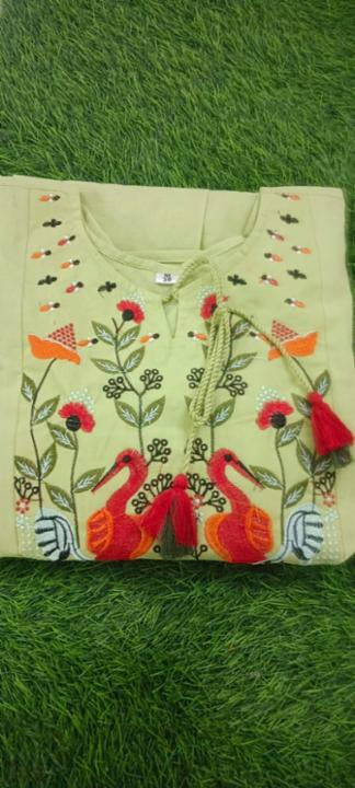 Premium cotton fancy work suit set