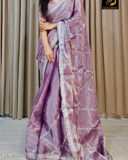 rongoli saree fancy hand EMBROIDERY SEQUENCE resom moti ,tiki, work