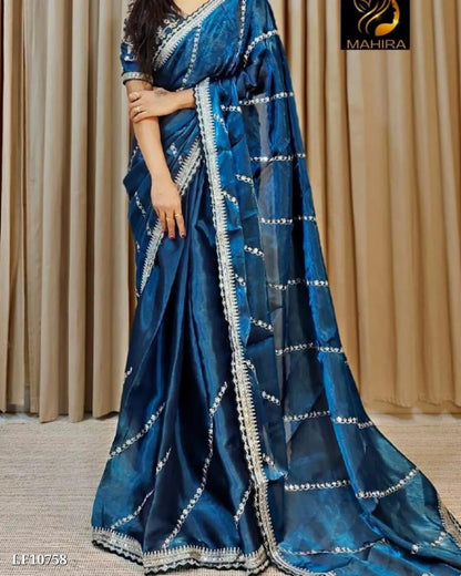 rongoli saree fancy hand EMBROIDERY SEQUENCE resom moti ,tiki, work