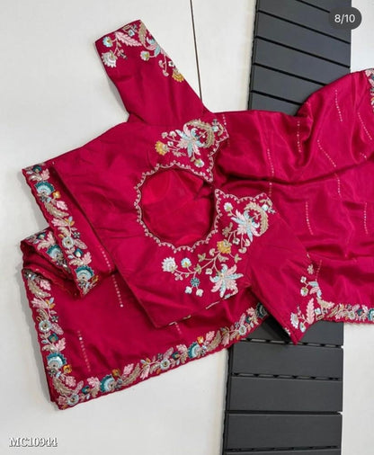 Women,s Blooming Rangoli Sequance Embroidery work stitching blouse