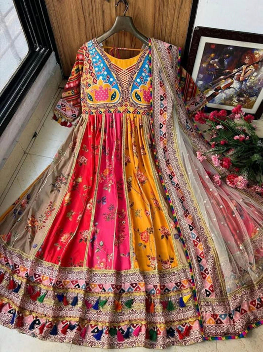 Gown With Dupatta