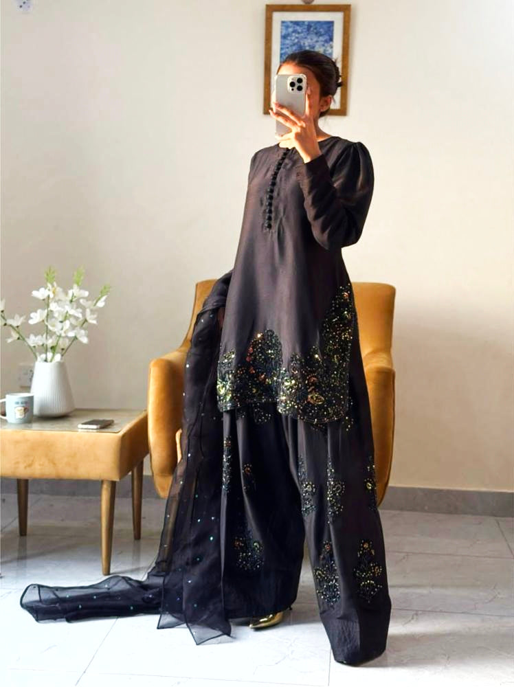 Pure Natural Crep Silk suit set,