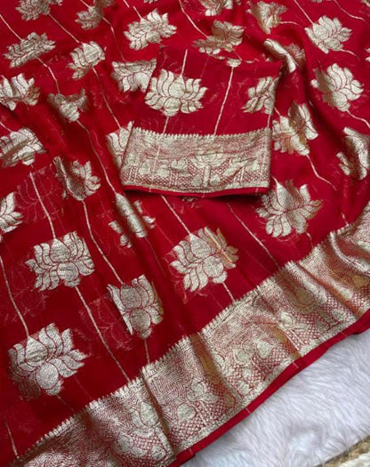 Viscose Saree
special Red colour New Trending Design*