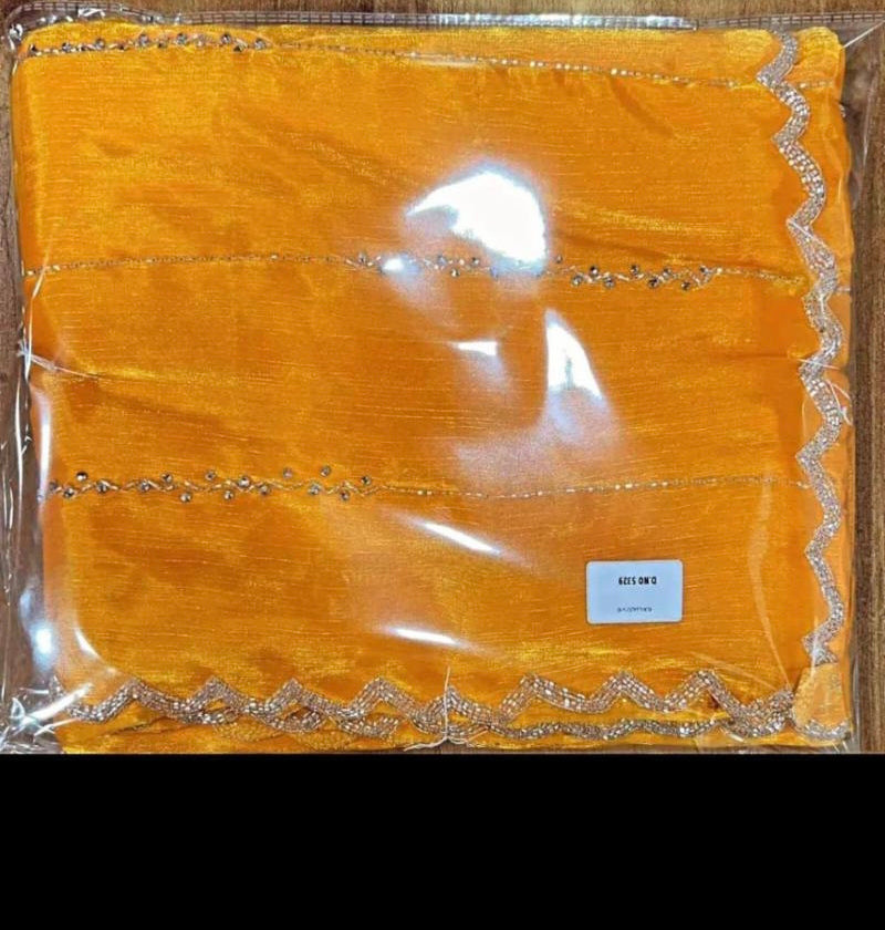 Hand work pure saree