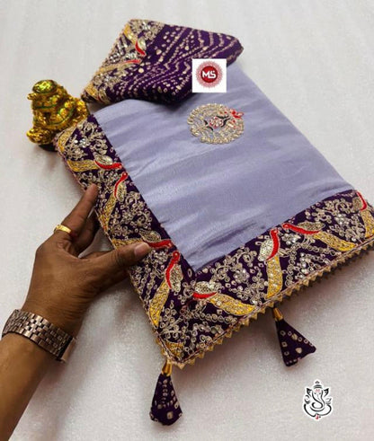 pure dola silk saree