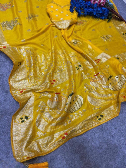 Chanderi Viscose Saree