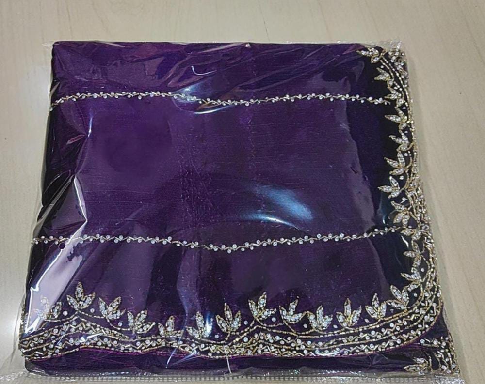 Zimmy Choo Saree pure Handwork ston work saree