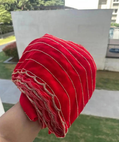 Pure hand work saree