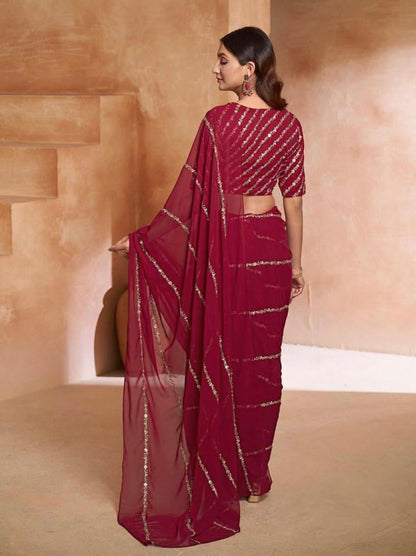 SOFT GEORGETTE WITH EMBROIDERY WORK