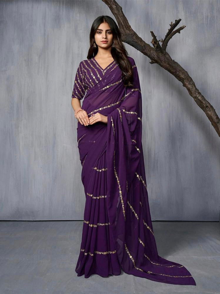 SOFT GEORGETTE WITH EMBROIDERY WORK