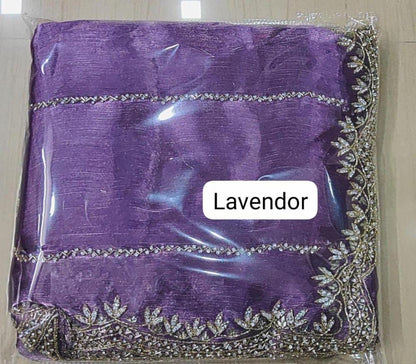 Zimmy Choo Saree pure Handwork ston work saree