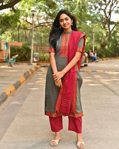 pure KANCHI COTTON suit set