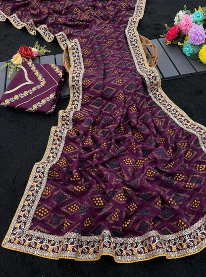 Bandhani Saree