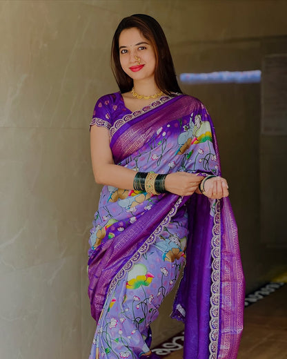 Pure dola silk saree