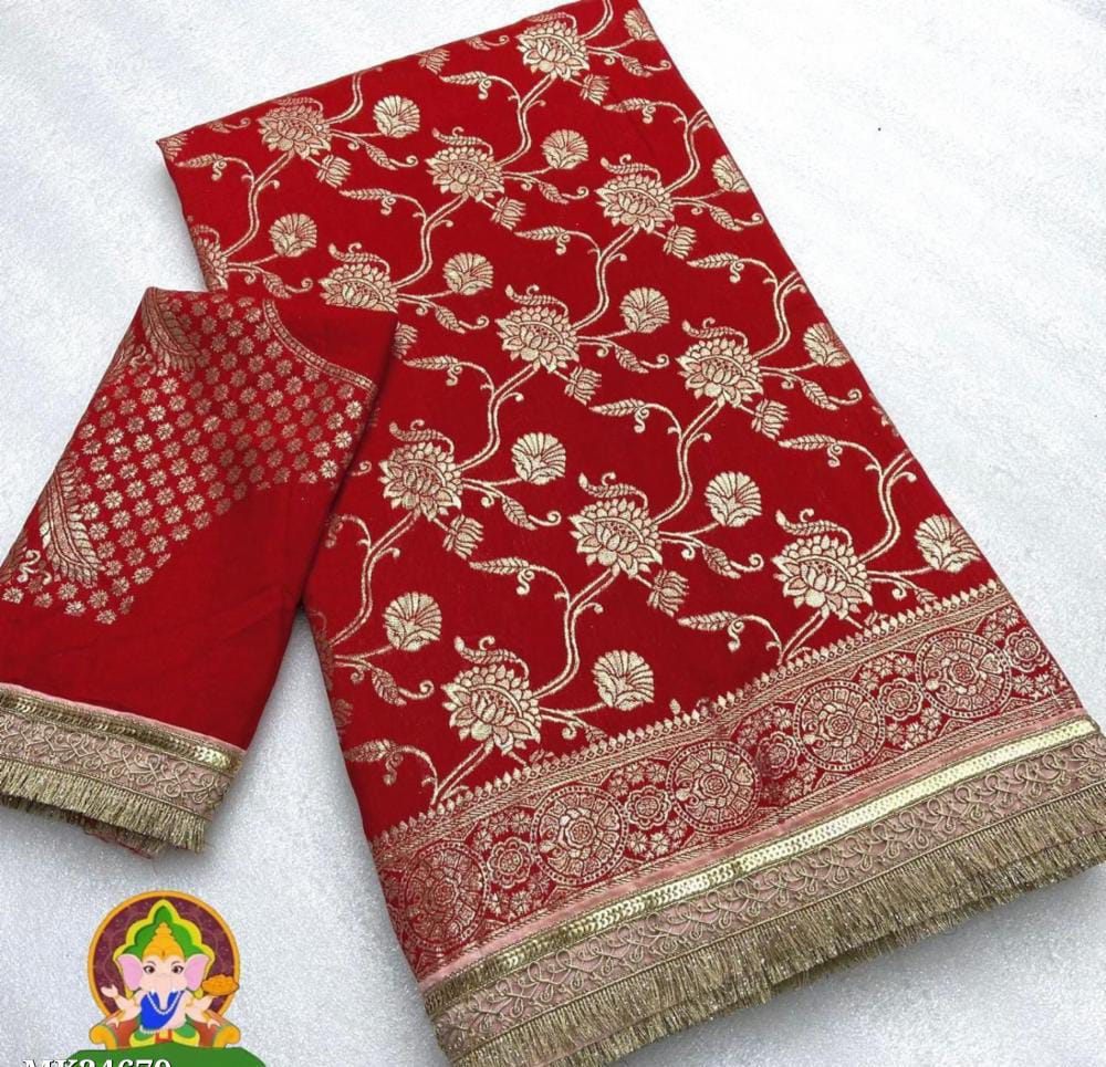 Viscose Dola Silk Saree