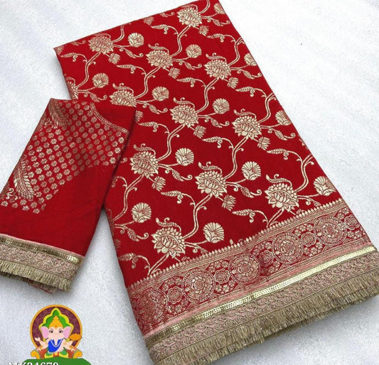 Viscose Dola Silk Saree