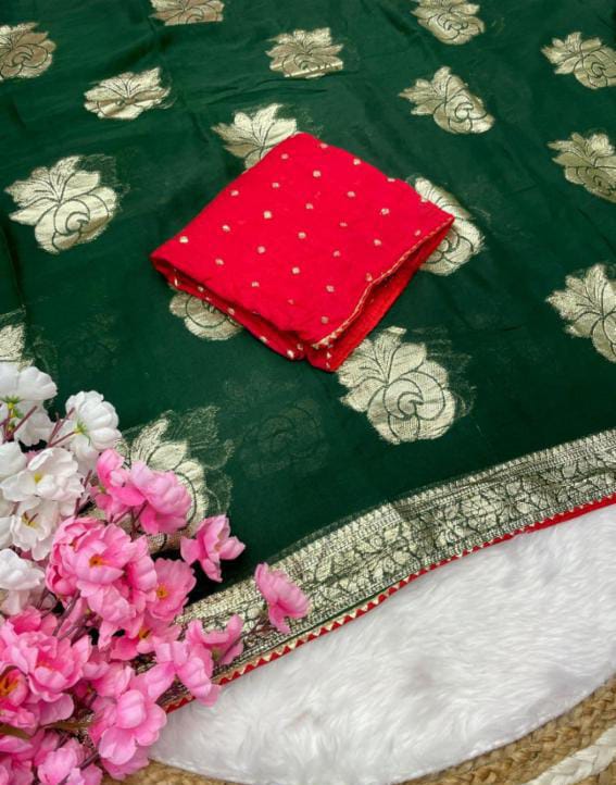 Pure Viscose ovar fancy Saree