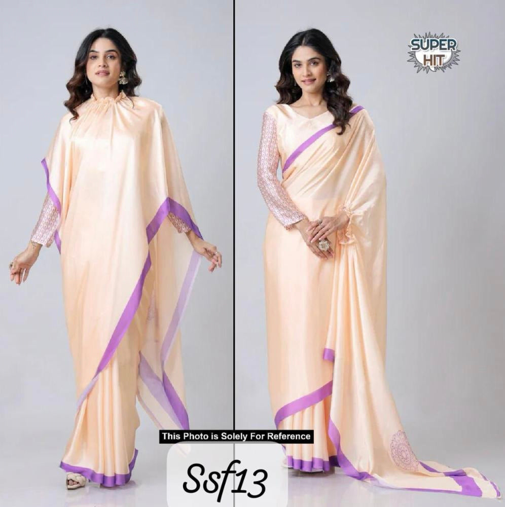 Hand free Saree Designer 2 Style Digital Printed