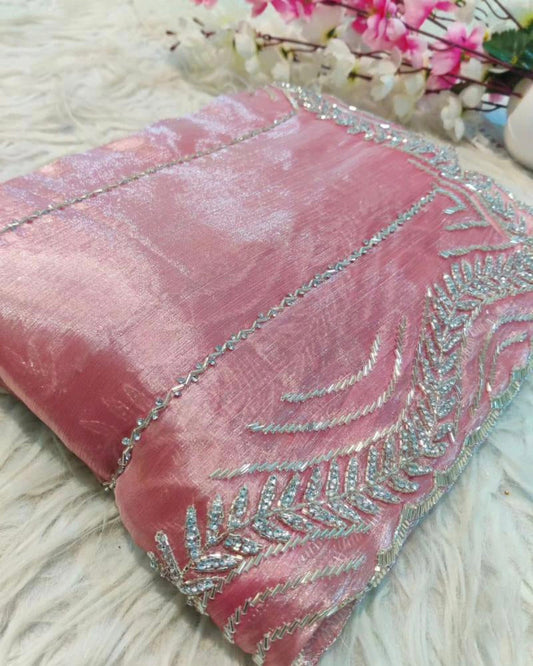 Party Wear Jimmy Choo Handwork Saree