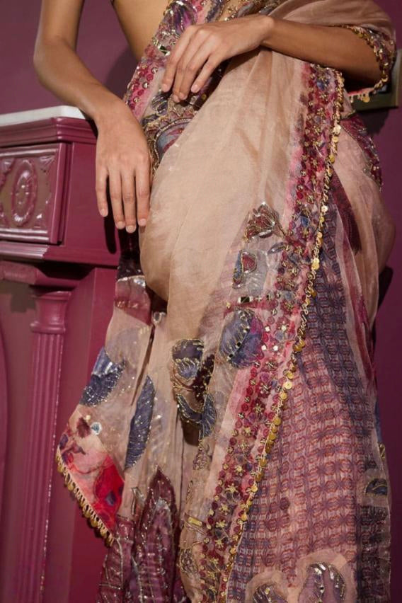Premium Georgette Embellished With Beautiful Print