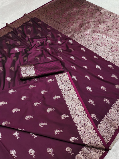 Soft And Pure Nath Banarasi silk saree