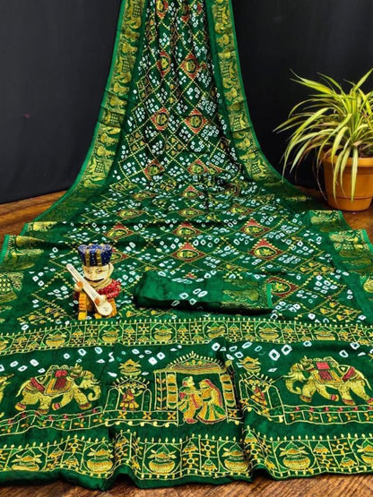 Heavy Bandhej Sarees