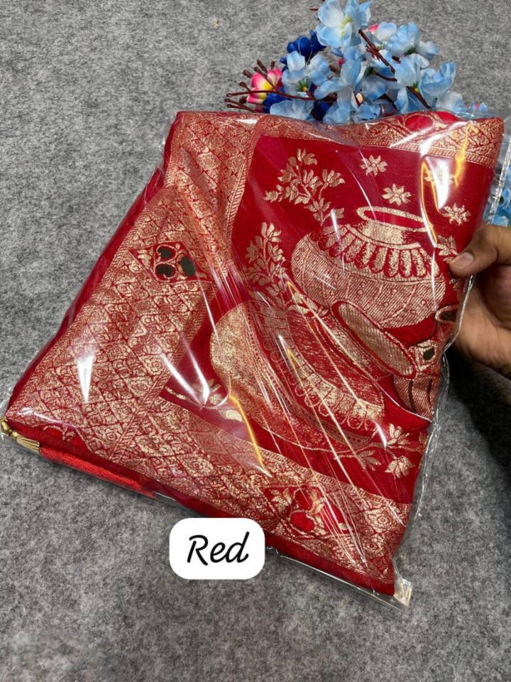 Chanderi Viscose Saree