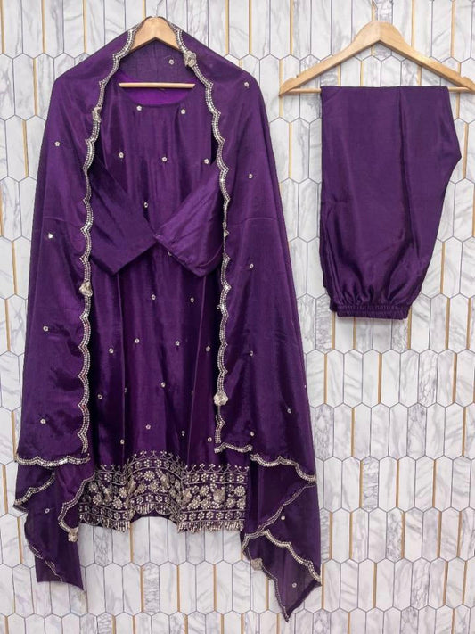 PURE CHINON long suit set