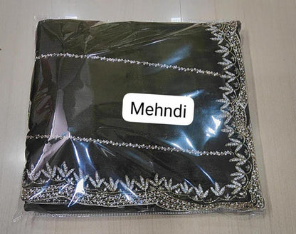 Zimmy Choo Saree pure Handwork ston work saree