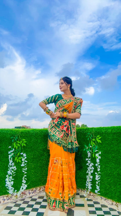 hand diamond work saree