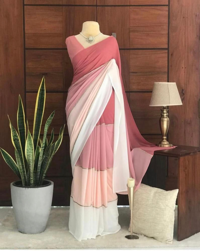 Women,s original smooth Gorgette with digital print