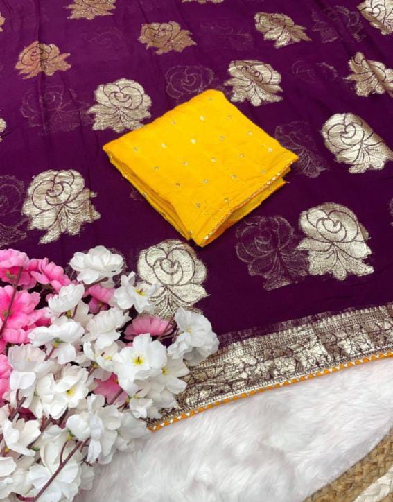 Pure Viscose ovar fancy Saree