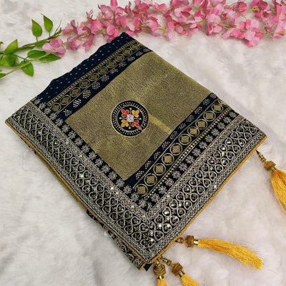 Pure Georgette Bandhani Print saree