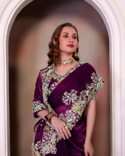 Pure Jimmy choo fancy saree