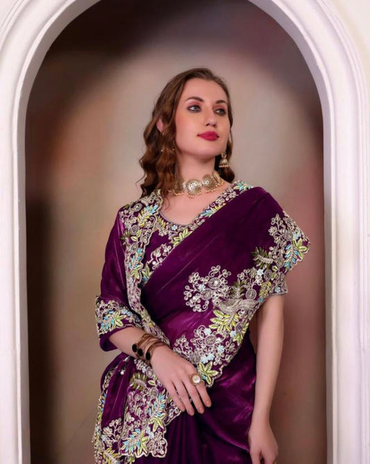 Pure Jimmy choo fancy saree