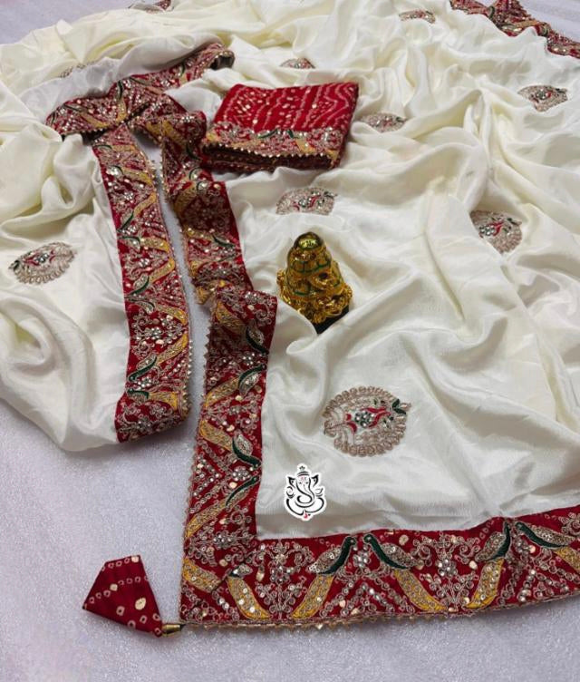 pure dola silk saree