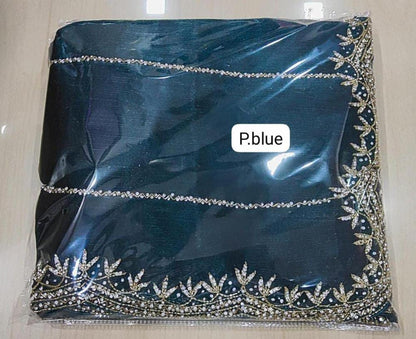 Zimmy Choo Saree pure Handwork ston work saree