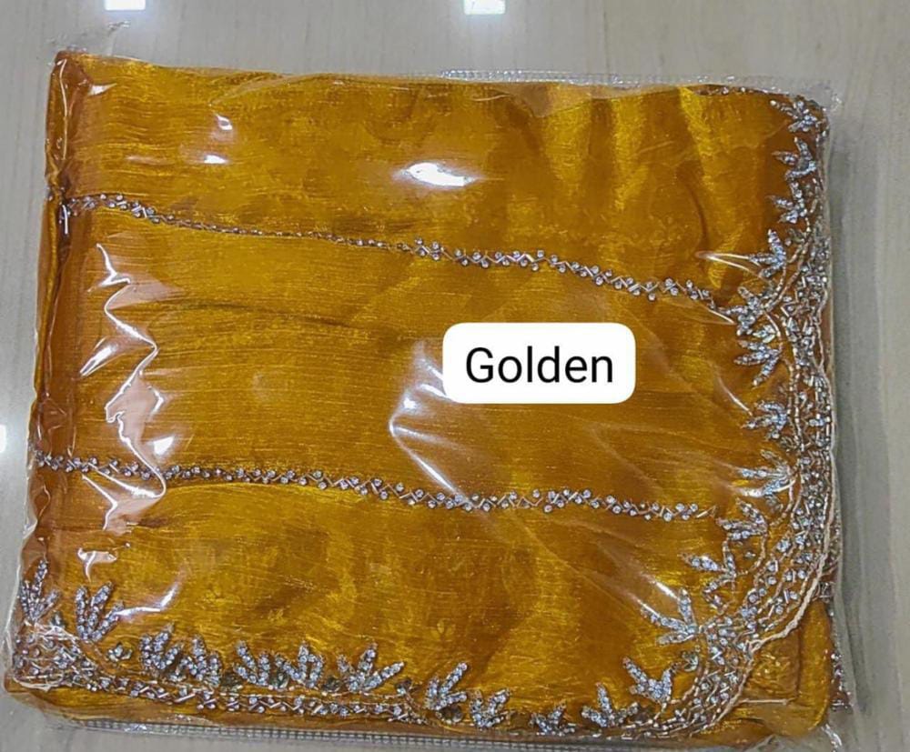 Zimmy Choo Saree pure Handwork ston work saree