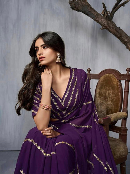 SOFT GEORGETTE WITH EMBROIDERY WORK