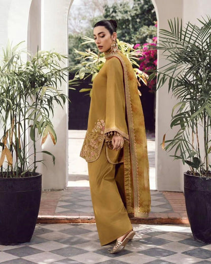 French Crep Silk suit set