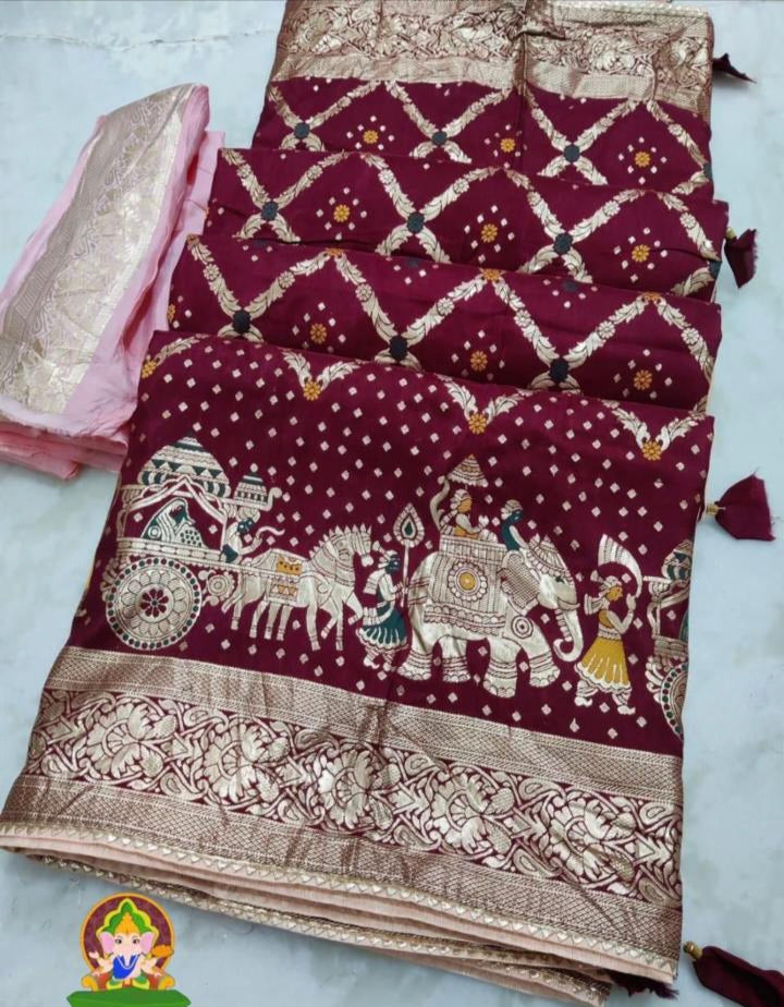 Dola Silk Viscose Silk Sarees