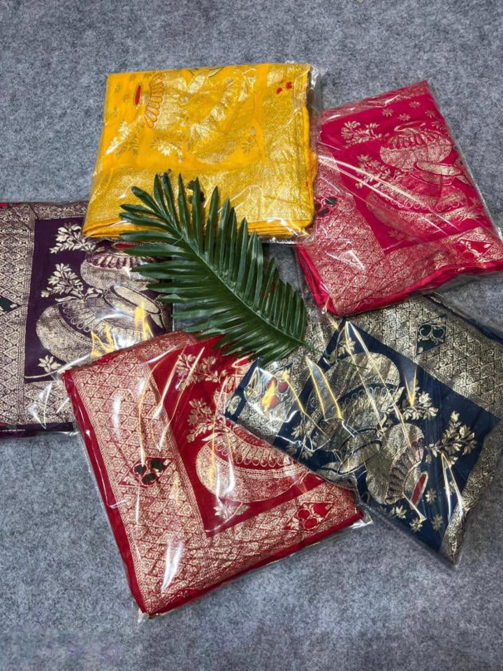 Chanderi Viscose Saree