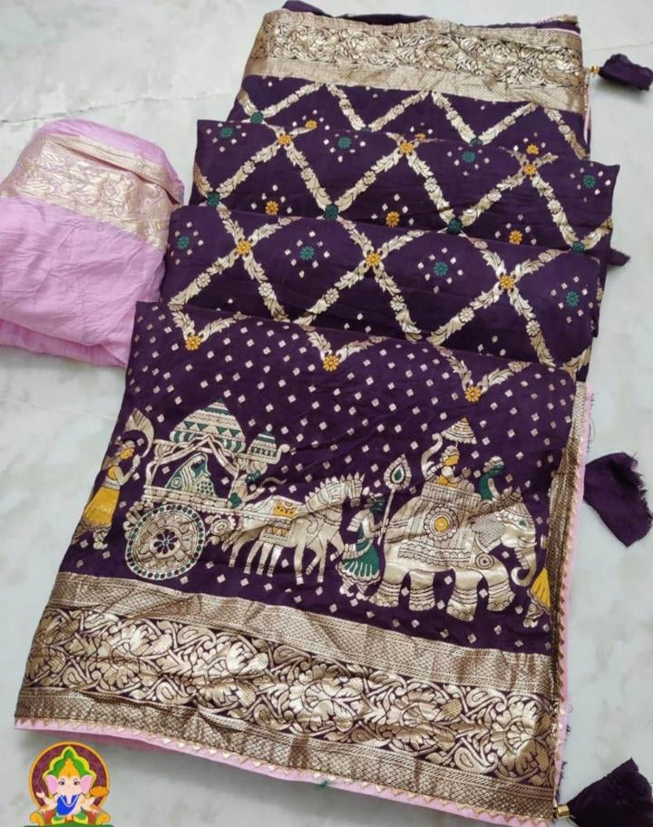 Dola Silk Viscose Silk Sarees