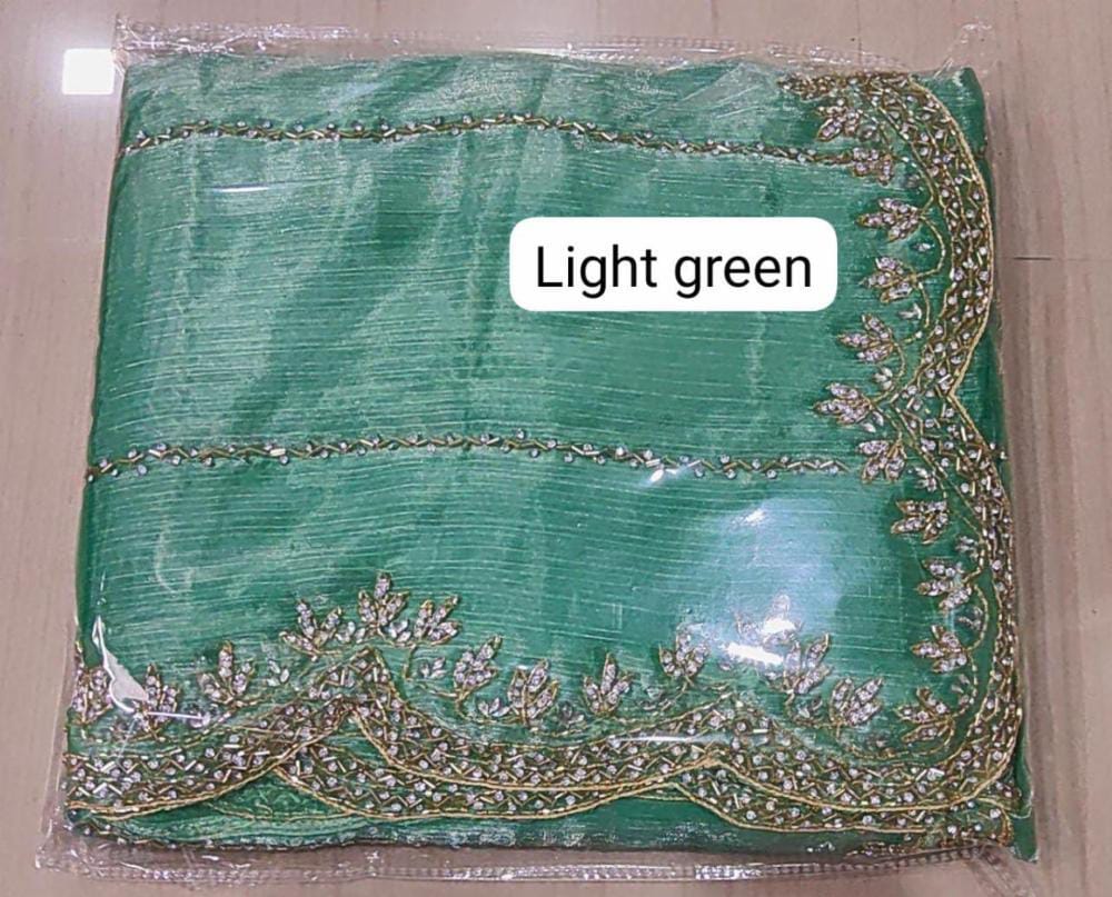 Zimmy Choo Saree pure Handwork ston work saree