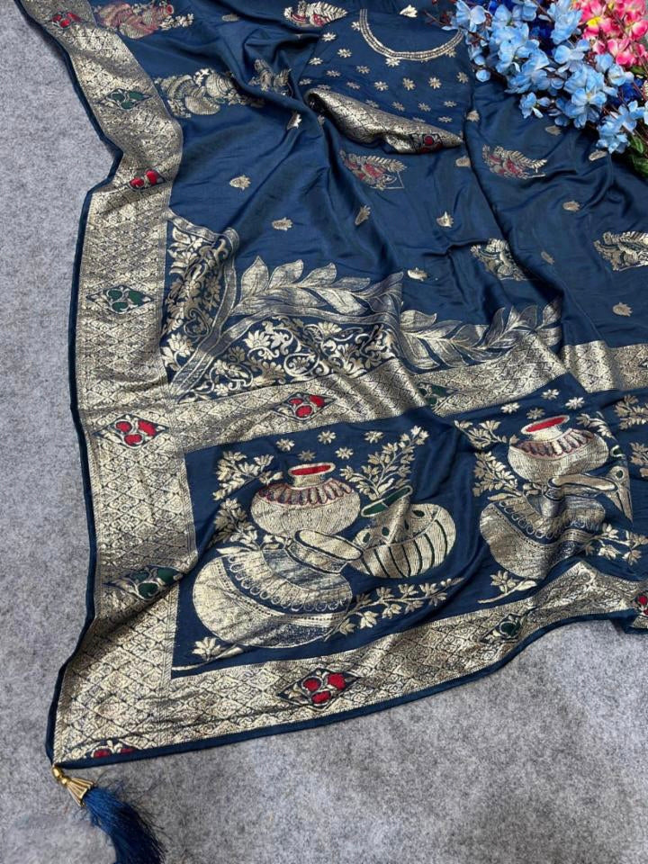 Chanderi Viscose Saree
