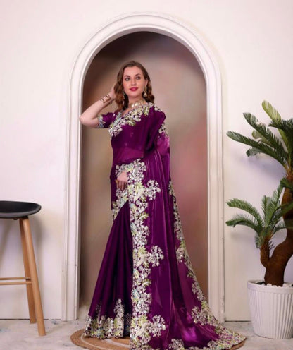 Pure Jimmy choo fancy saree