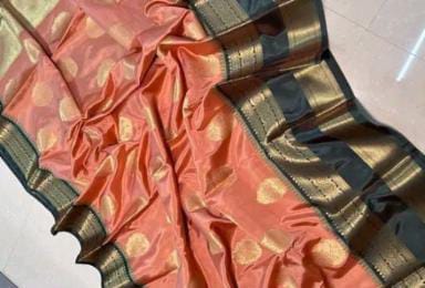 Banarasi Semi Katan Silk Saree