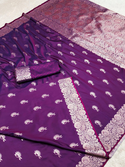 Soft And Pure Nath Banarasi silk saree